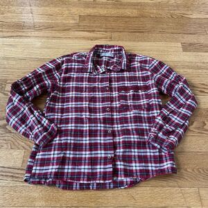 🍭6/$30 Zara Girls Casual Collection Plaid Back Detail Button down shirt - 11/12